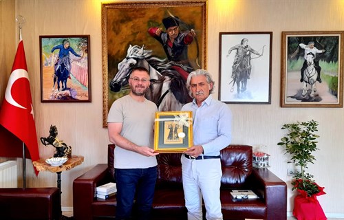 Mehmet Emin ÇİPİLOĞLU Kaymakamımız Fatih GENEL'e Hayırlı Olsun Ziyaretinde Bulundu