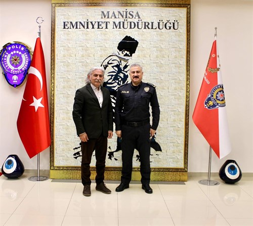 Kaymakamımız Fatih GENEL'den  Manisa İl Emniyet Müdürü Fahri AKTAŞ'a Ziyaret